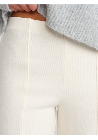 Dilvin 71819 Yüksek Bel Pantolon Ekru