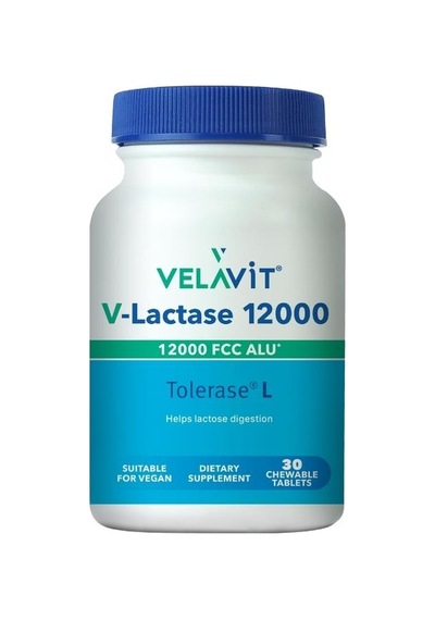 Velavit V-lactase 12000 Mg 30 Tablet