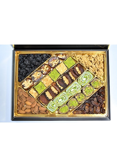 Tadım Dünyası Lüx Karışık Hediyelik Kuruyemiş & Lokum 900 Gr 101