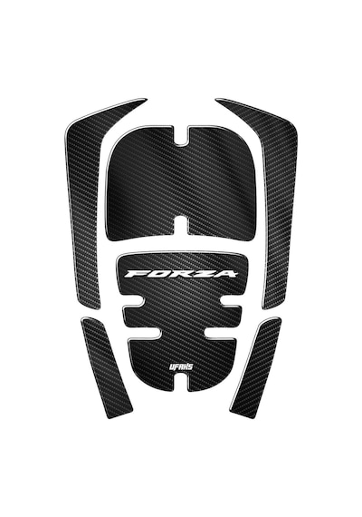 Honda Forza 250 Karbon Tank Pad Seti 2018-2025 Çok Renkli