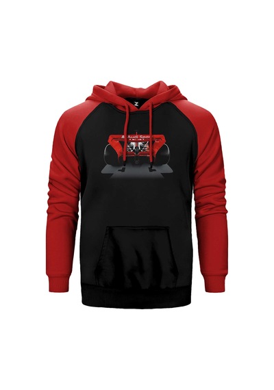 F1 Audi Sport Back Sarı Renk Reglan Kol Sweatshirt / Hoodie