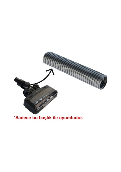 Srfn Ticaret Karaca Vantuz Power Up Max Uyumlu Süpürge Emici Başlık Ara Hortum - 1 Adet