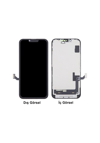 Teknonet Apple Uyumlu iPhone 14 Oled Lcd+dokunmatik+çıtalı - Siyah