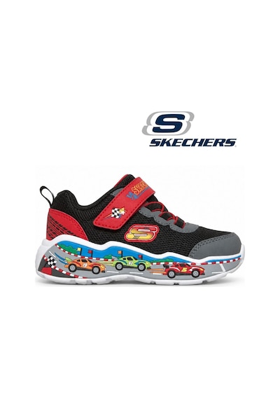 Skechers Play Scene 407312n-bkrd Ortopedik Çocuk Spor Ayakkabı siyah