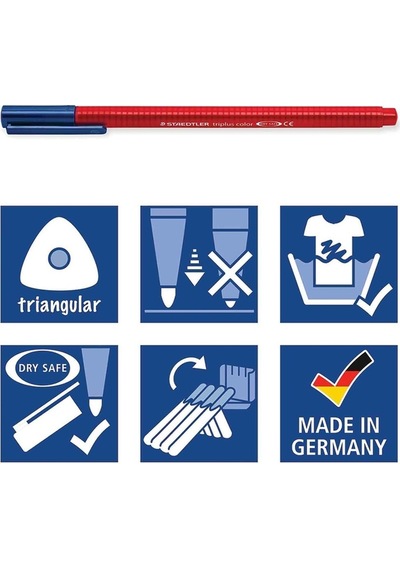 Staedtler Triplus Color Keçeli Kalem 10 Lu