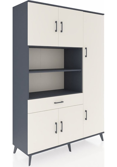 Hyperion Dolap 10 Raflı Tek Çekmeceli 6 Kapaklı 132x44x195 Antrasit-aytaşı/aytaşı Aytası/aytası Hyperion Dolap 10 Raflı Tek Çekmeceli 6 Kapaklı 132x44x195 Antrasit-aytaşı/aytaşı Aytası/aytası
