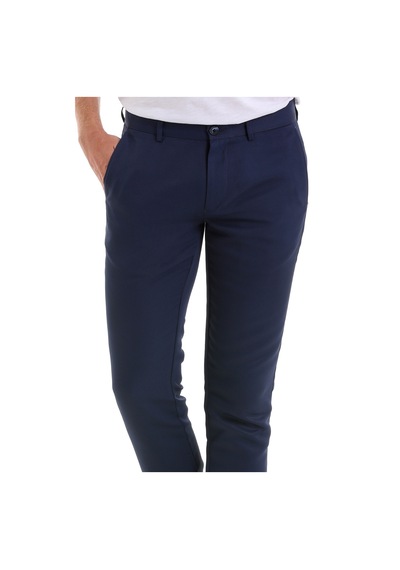 Hatemoğlu A. Lacivert D. Slim Fit Desenli Yandan Cep Kanvas Pantolon Lacivert Hatemoğlu A. Lacivert D. Slim Fit Desenli Yandan Cep Kanvas Pantolon Lacivert