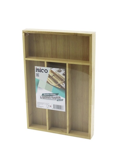 İbico İ22-206 Ahşap Bambu Çekmece İçi Kaşıklık 22.4x33cm
