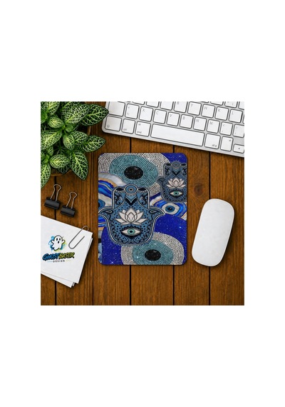 Nazar Boncuklu Baskılı Oyuncu Mousepad 0212