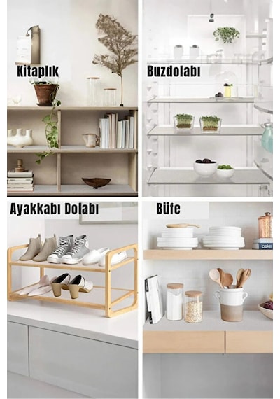 Kaydırmaz Rulo Mat Halı Çekmece Sofra Dolap Kaydırmazı 45x90 Silikon Mavi Cn Diğer