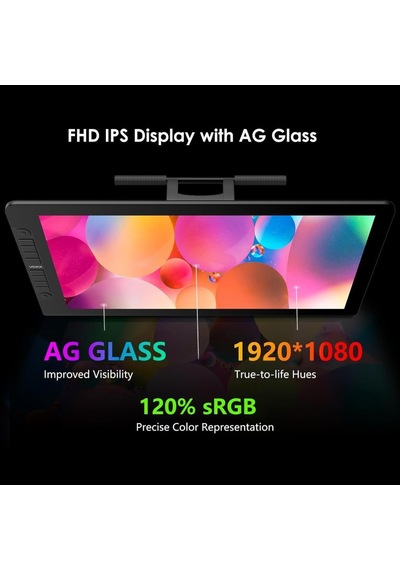 Veıkk Vk2200pro 21.5"ıps Fhd Tam Lamine Ekran 8 Kısayol2 Scroll Tuşlu Sağ Sol El Grafik Tablet-teşhir