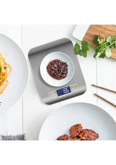 Suwors Dijital Mutfak Terazisi 5000 G / 1 G Hassasiyetli Paslanmaz Çelik Tartı, Lcd Ekranlı, Akıllı Otomatik Ka Diğer