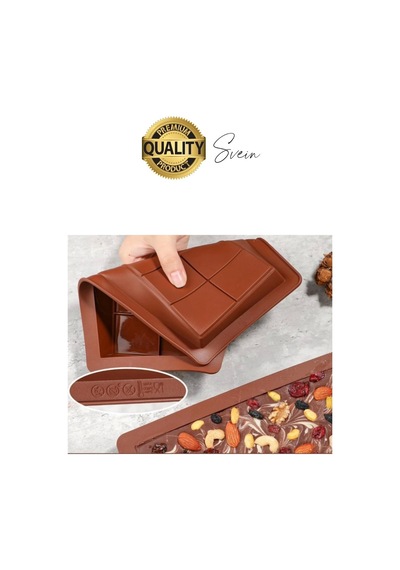 10 Bölmeli Dubai Çikolatası Kalıbı Silikon Bpa Free Kek Yapma Yıkanabilir Isıya Dayanıklı Esnek Standart