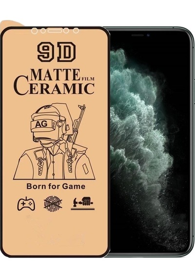 Pp Apple Uyumlu iPhone 11 Pro Max Ekran Koruyucu 9d Mat Seramik Nano Tam Kaplayan