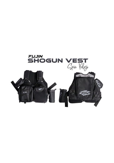 Fujin Shogun Vest Spin Yeleği Siyah
