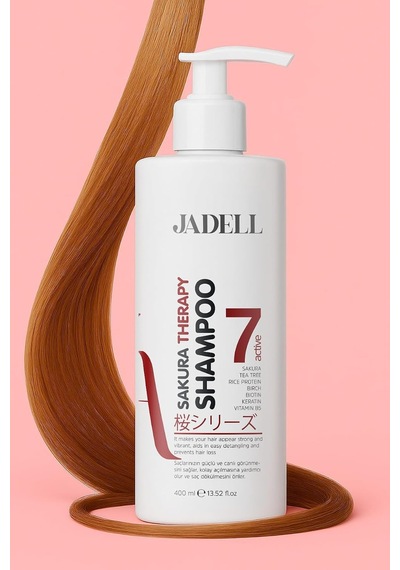 Sakura Therapy Shampoo 7active Sakura Çiçeği, Biotin, Keratin, Vitamin B5 Onarıcı Besleyici Şampuan