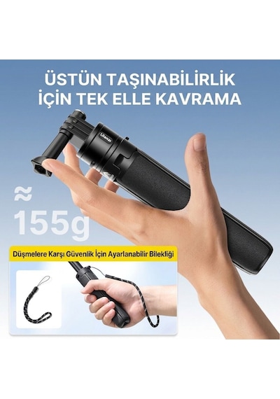 Ulanzi Mt-74 Go-quick Iı 52 Cm Manyetik Aksiyon Kamera Tripodu Uzatma Çubuğu - T045gbb1