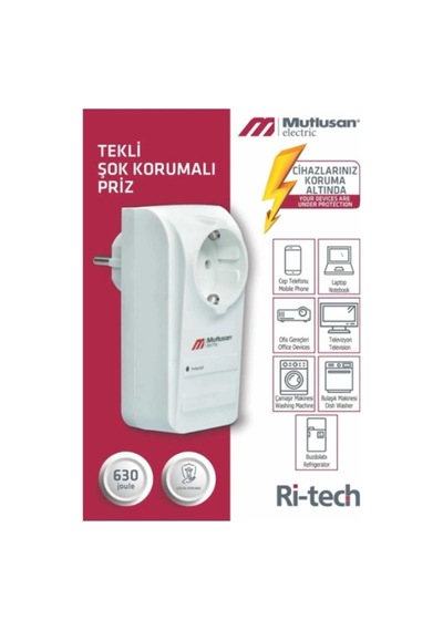Tekli Akım Korumalı Priz Topraklı Kablosuz Kulaklık