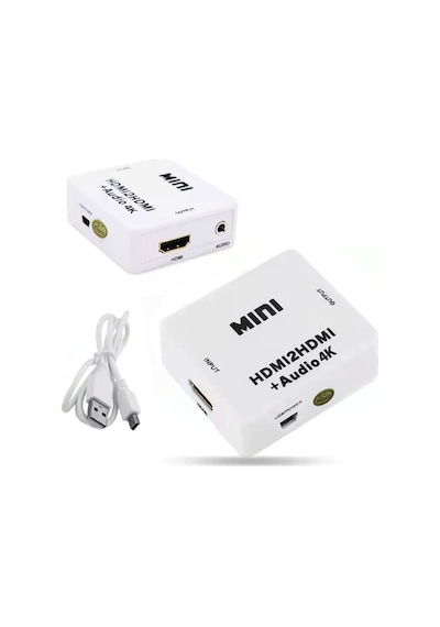 Boblov Bb-4khdau 4k Hdmı Ses Ayırıcı Hdmı Hdmi Aux Ses Ayırıcı