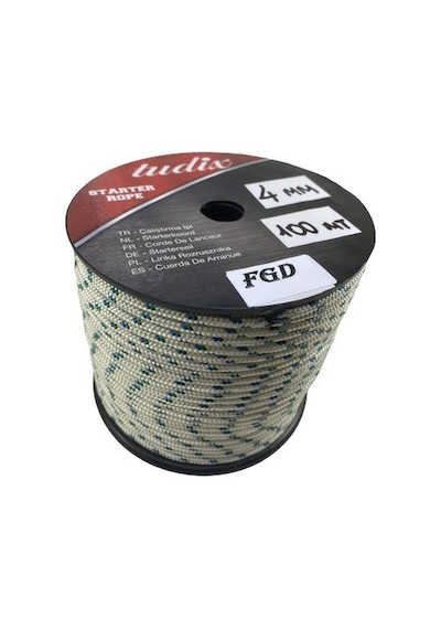 Fgd Motor Çekme Çalıştırma Starter İpi 4 Mm 100 Metre
