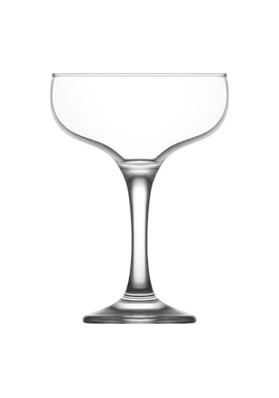 Lav Misket Cam Kokteyl Bardağı 6'lı 235 ml Ayaklı (Kokteyl Bardağı , Tatlı Servisi )