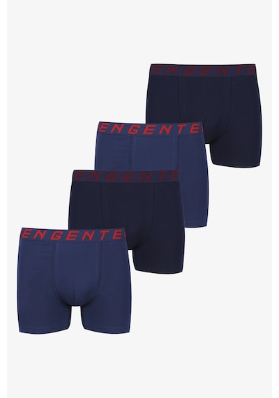 Koza İç Giyim Erkek 4'lü Pamuklu Likralı Boxer Ko9003bx.04 Lacivert