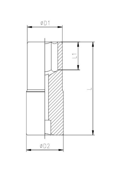 İzeltaş 1/4'' Derin Lokma Anahtar 8 MM