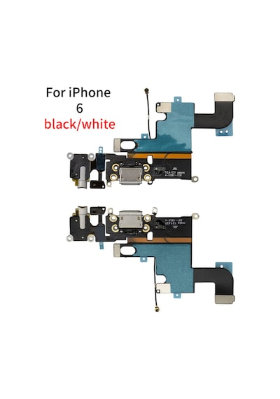 Apple Uyumlu iPhone 6g Şarj Kulaklık Soketi Siyah İnd15346
