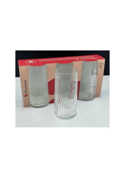 Dunes Meşrubat Bardağı 3lü 410 Cc Şeffaf