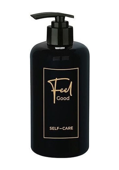 Sıvı Sabunluk Yuvarlak Plastik Pompalı 500 Ml - Siyah Çok Renkli