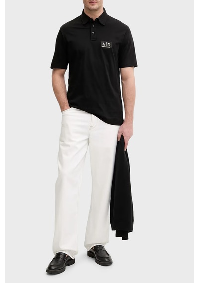 Armani Exchange Erkek Polo Xm002232 Af10364 Uc001 Siyah Siyah