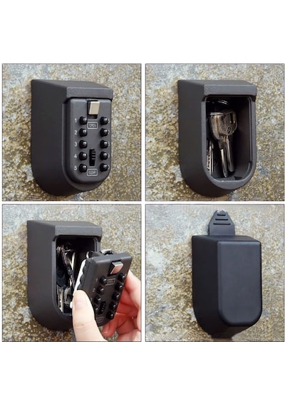 Mühlen Safe Key 9 Şifreli Çelik Kasa Anahtar Kasası Kutusu Anahta