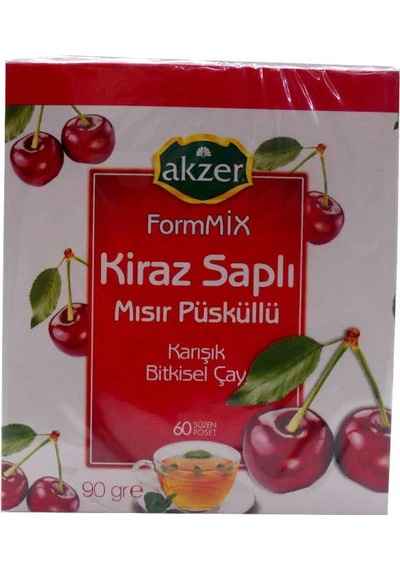 Kiraz Saplı Mısır Püsküllü Bitkisel Çay 60 Süzen Poşet
