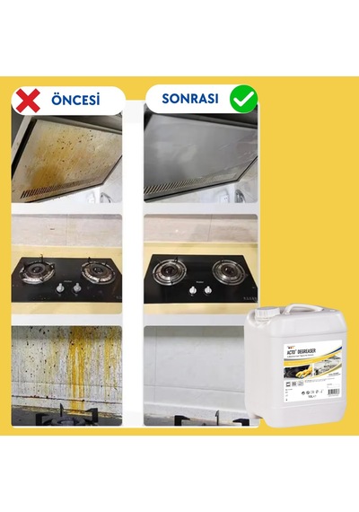 Degreaser 10 L Kullanıma Hazır Yağ Ve Kir Çözücü Etkili Formül Diğer