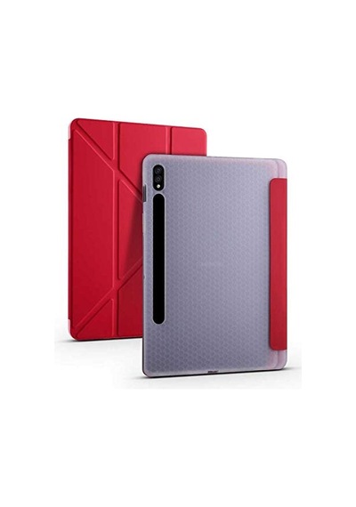Aksesuarcim S7 Sm-t870 T875 İle Uyumlu Kılıf Silikon Yumuşak Kalem Bölmeli Esnek 4 Farklı Stand Olabilen Tablet Kılıfı Kırmızı Sku: Zeusb0fhj7lctm Arka Kapak Aksesuarcim S7 Sm-t870 T875 İle Uyumlu Kılıf Silikon Yumuşak Kalem Bölmeli Esnek 4 Farklı Stand Olabilen Tablet Kılıfı Kırmızı Sku: Zeusb0fhj7lctm Arka Kapak