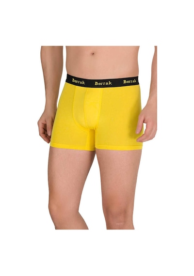 Berrak Premium Likralı Modal Penye Erkek Boxer - 4476-Gri