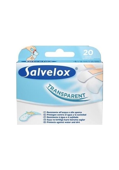 Salvelox Transparent 20li Şeffaf Su Geçirmez Yara Bandı