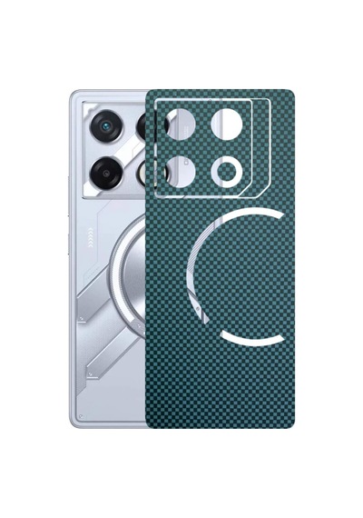 Kapps Infinix Gt 20 Pro İle Uyumlu Fiber Serisi Premium Arka Kapak Kaplama Kenarlar Yoktur