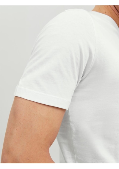 Jack & Jones Jjeorganıc Basıc Tee Ss O-neck Noos White-white Beyaz