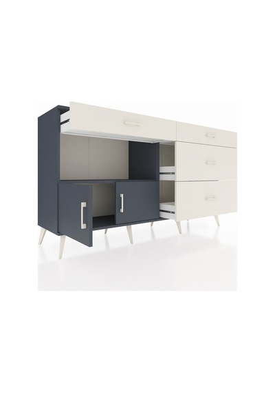 Hyperion Konsol Tek Raflı 4 Çekmeceli 2 Kapaklı 176x44x99 Antrasi Antrasit-antrasit/aytaşı Hyperion Konsol Tek Raflı 4 Çekmeceli 2 Kapaklı 176x44x99 Antrasi Antrasit-antrasit/aytaşı