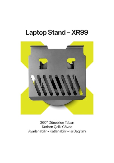 Xr99 Yüksek Kalite Metal Ayarlı Laptop Apple Uyumlu Macbook Uyumlu Notebook Tablet Tutucu Altlık Stand