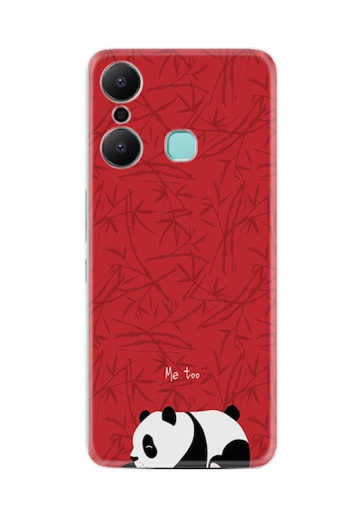 Infınıx Hot 20 Kılıf Resimli Desenli Silikon Platinium Series Sleeping Panda 1810