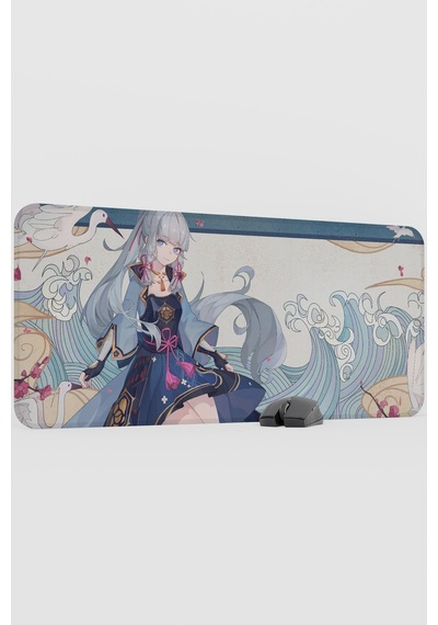 Ayaka Genshin Impact Anime Gacha V2 - 90x40 Xxl Gaming Mouse Pad Fare Altlığı