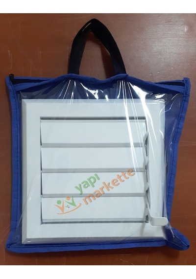 Ecovent Beyaz Alüminyum Menfez, Panjur Banyo Ve Wc Havalandırma (413591714)