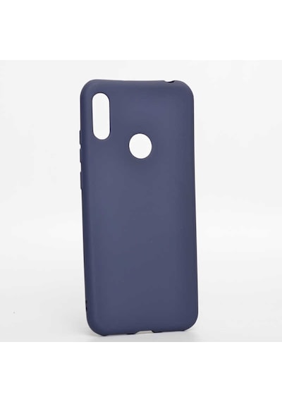Huawei Honor 8a Kılıf Zore Premier Silikon Kapak Saks Mavi