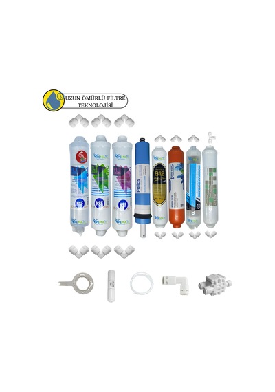 Pws Kapalı Kasa Su Arıtma Uygun Sertifikalı 8lı Pallas Mebran Purefer+b12 Alkali+mineral,detox Set