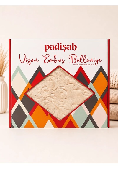 Padişah Battaniye Tek Kişilik Krem