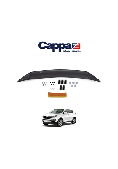 Cappafe Kia Sportage Ön Kaput Koruma Rüzgarlık 4Mm Abs 2011-15