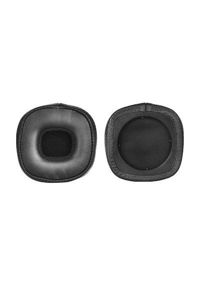 Marshall Major 3 Uyumlu Kulaklık Pedi Marshall Kulaklık Süngeri-Siyah Deri