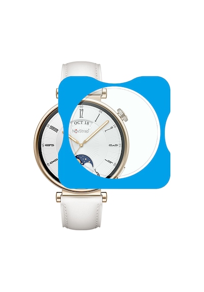 Novstrap Huawei Watch Gt4 41mm İle Uyumlu Ekran Koruyucu 9h Temperli Cam Kolay Uygulama Aparatlı
